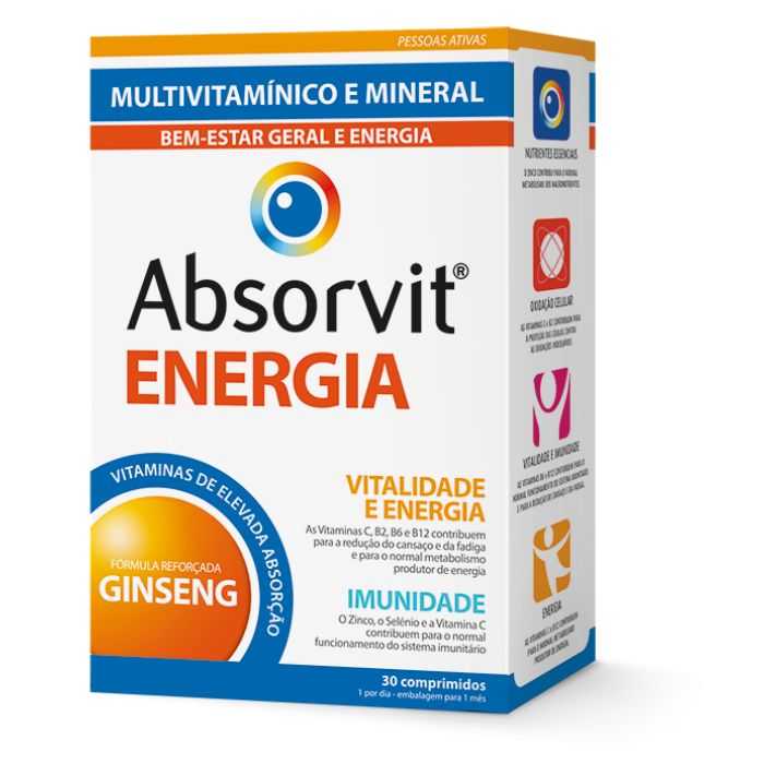 Absorvit Energia Comprimidos