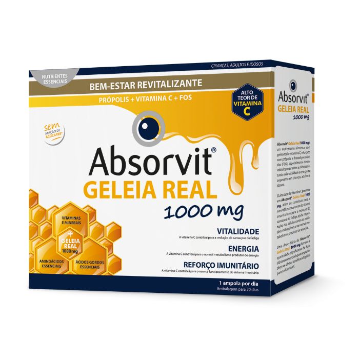 Absorvit Geleia Real Ampolas