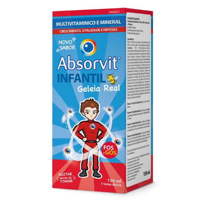 Absorvit Infantil Geleia Real Xarope 150ml