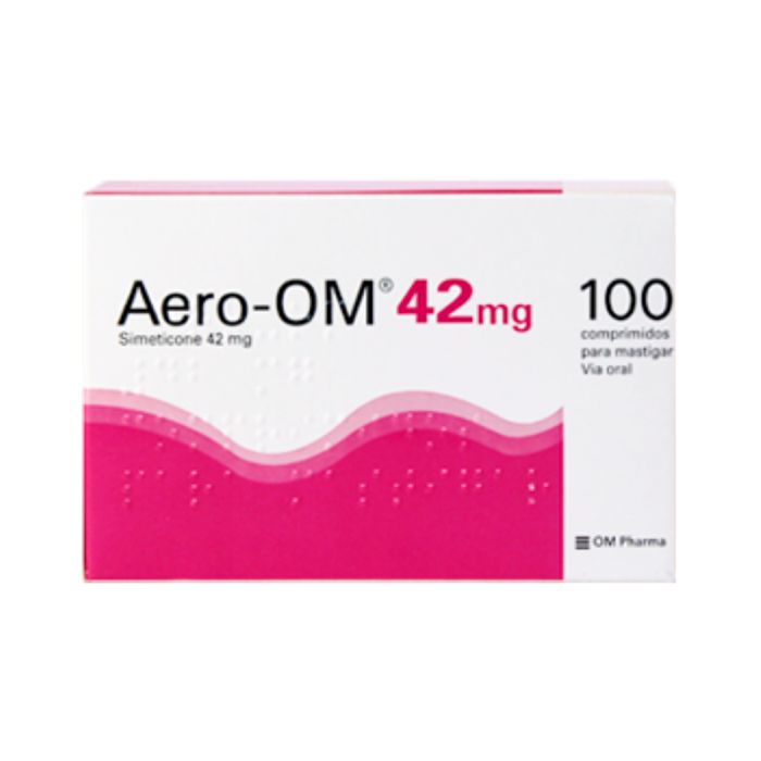 Aero-OM 42 mg 100 comprimidos mastigáveis