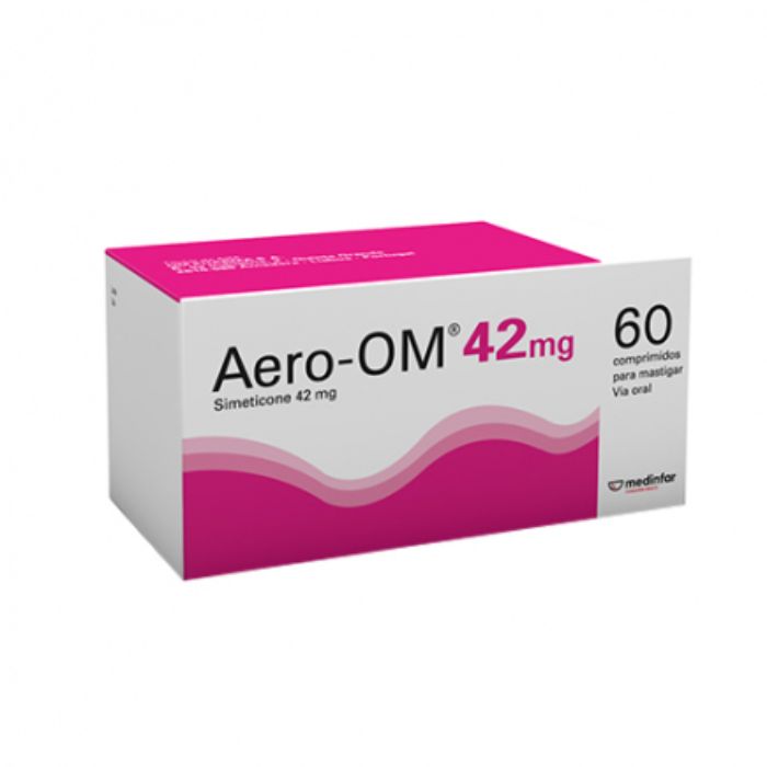 Aero-OM 42 mg 60 comprimidos mastigáveis