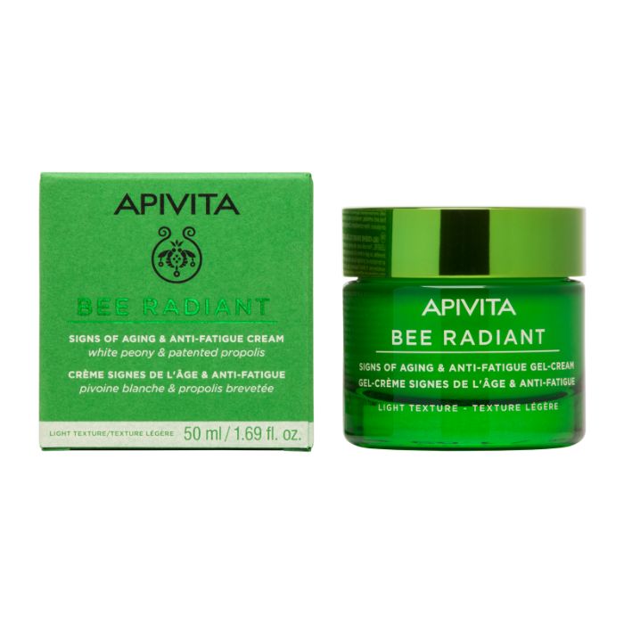 Apivita Bee Radiant Gel-Creme Sinais de Envelhecimento & Antifadiga Textura Ligeira