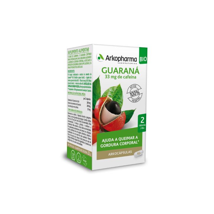 Arkocápsulas Guaraná BIO 40 cápsulas