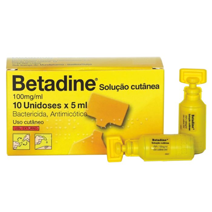 Betadine Solução Cutânea Unidoses