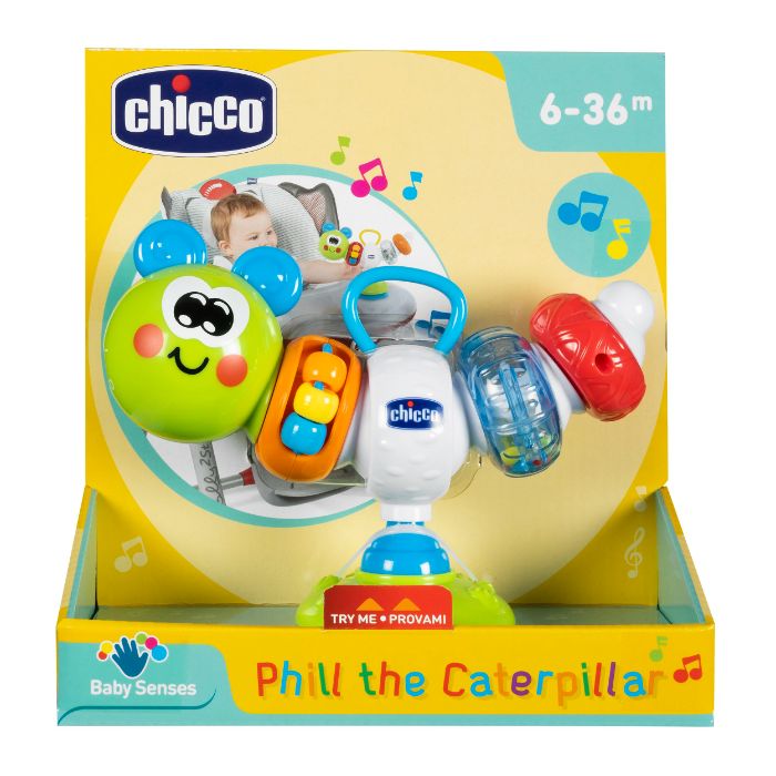 Chicco Brinquedos Lagarta Phill Musical