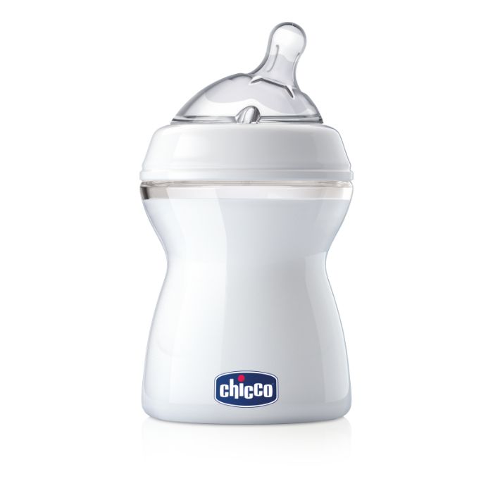 Chicco Biberão NaturalFeeling 250ml – Fluxo Médio – Neutro Tetina Silicone 2M+