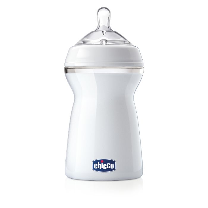 Chicco Biberão NaturalFeeling 330ml – Fluxo Rápido – Neutro Tetina Silicone 6M+