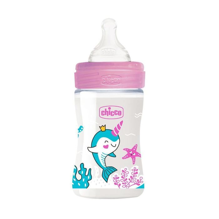 Chicco Biberão Well Being 150ml Fluxo Lento em Polipropileno