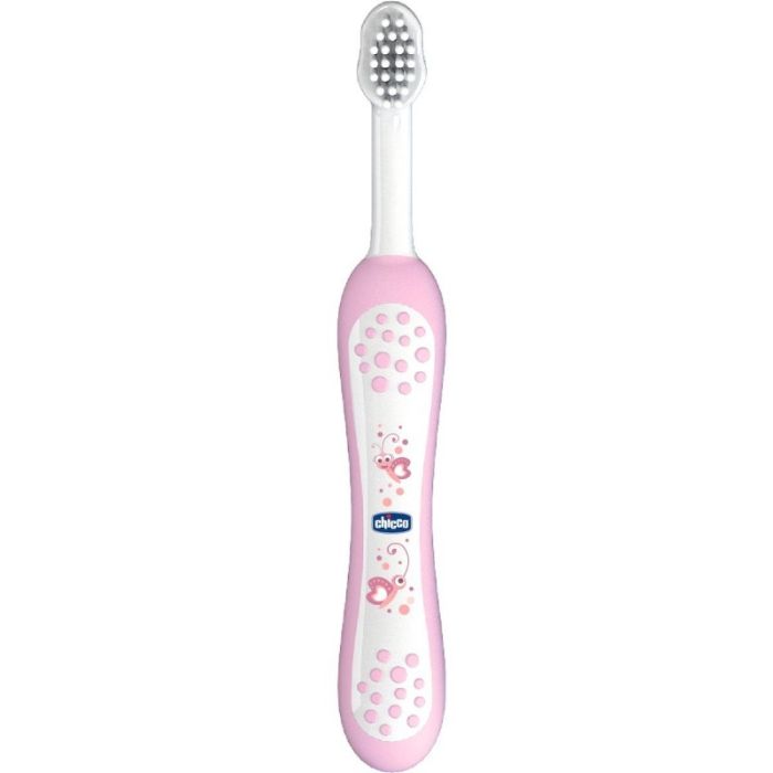 Chicco Escova de Dentes – Rosa 6M+