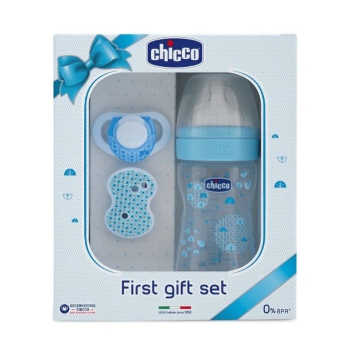 First Gift Set Conjunto de Oferta Silicone – Azul