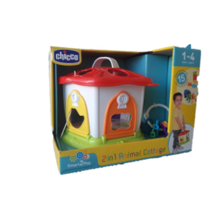 Chicco Brinquedos Casa dos Animais 2 em 1 Smart2Play