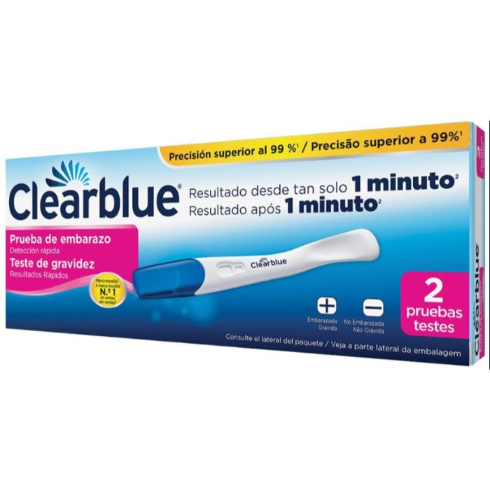 Clearblue Digital Teste de Gravidez 1 minuto x2 Testes