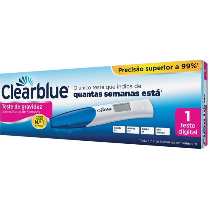 Clearblue Digital Teste de Gravidez Indicador Semanas