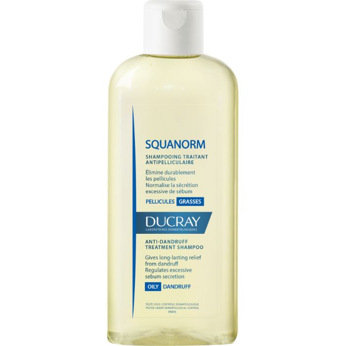 Ducray Squanorm Champô De Cuidado Anticaspa Oleosa 200 ml