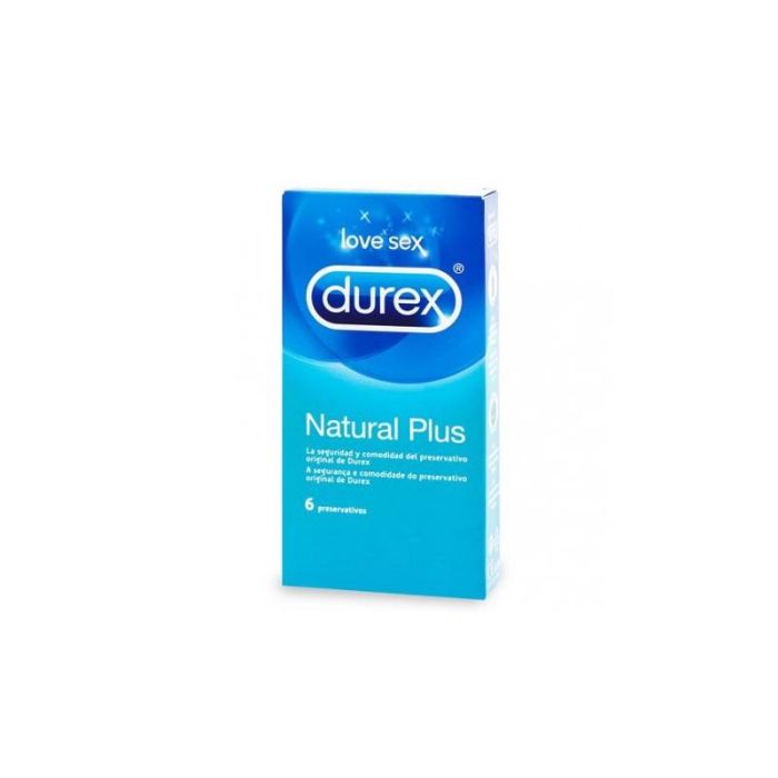 Durex Natural Plus Preservativos x 6