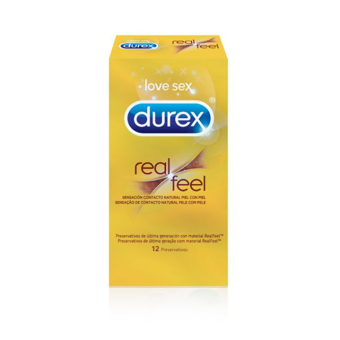 Durex Real Feel Preservativos x 12