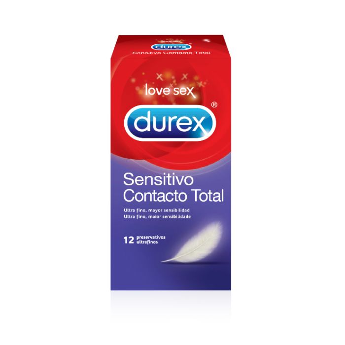 Durex Sensitivo Contacto Total Preservativos x 12