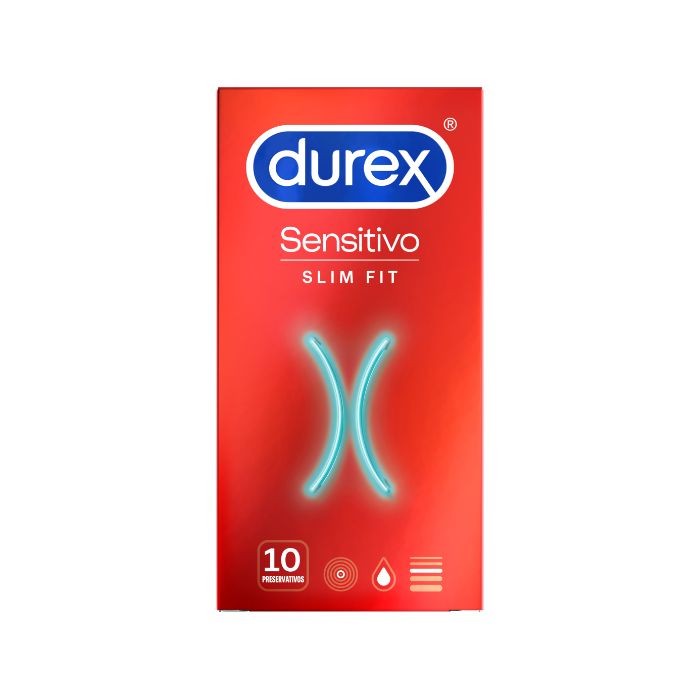 Durex Sensitivo Slim fit Preservativos x 10