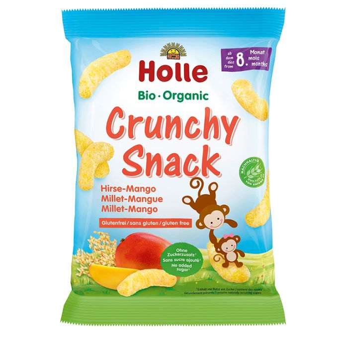 Holle Bio Crunchy Snack Milho Manga