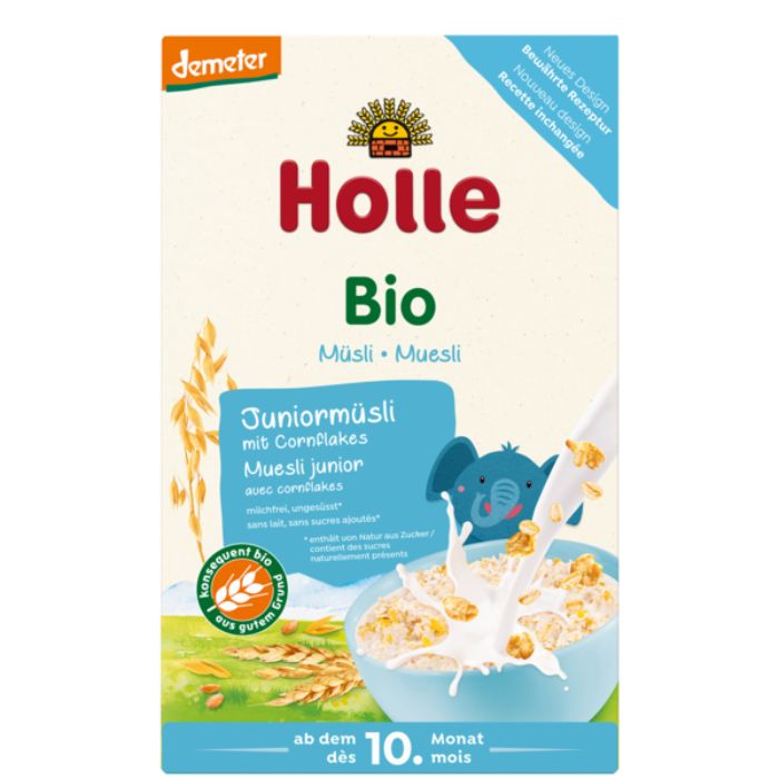 Holle Bio Muesli Júnior Multicereais com Cornflakes