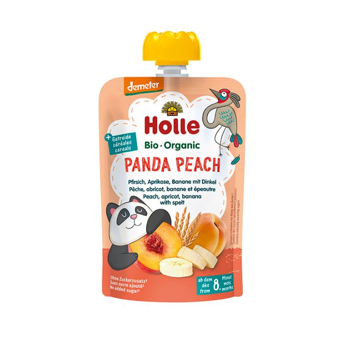 Holle Bio Puré Panda Peach