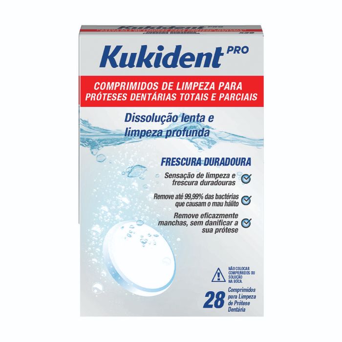 Kukident Pro Comprimidos de Limpeza 28 Comprimidos