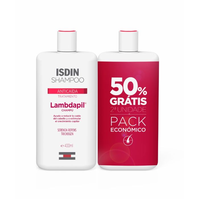 Lambdapil Antiqueda Duo Champô 2×400 ml com Desconto 50% na 2ª Embalagem