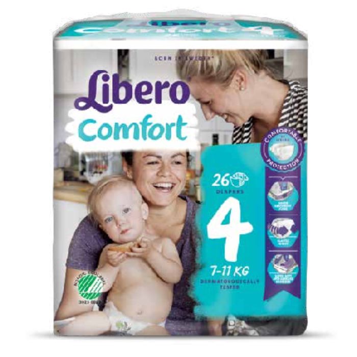 Libero Comfort 4 Fraldas 7-11Kg