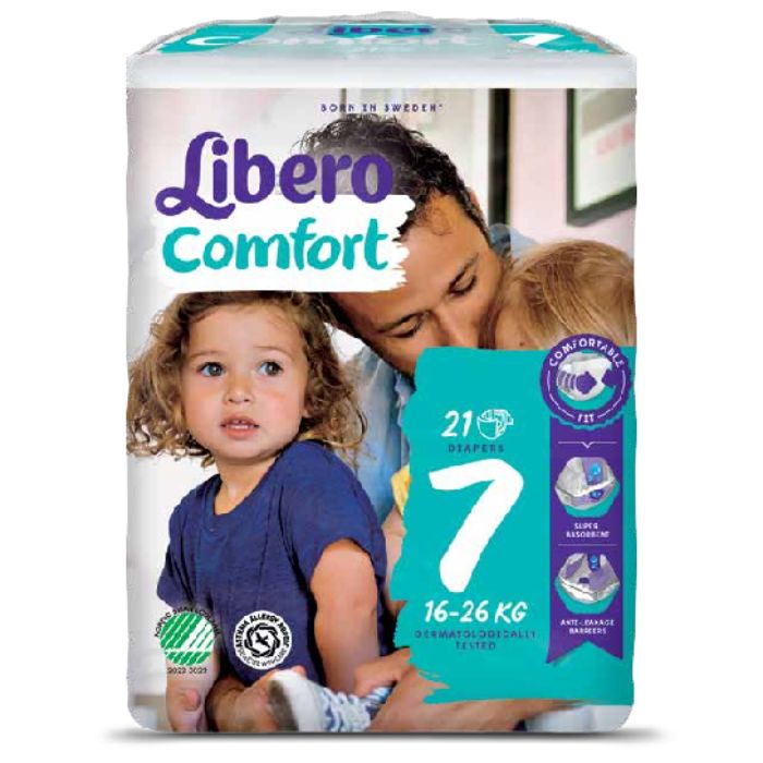 Libero Comfort 7 Fraldas 16-26 Kg