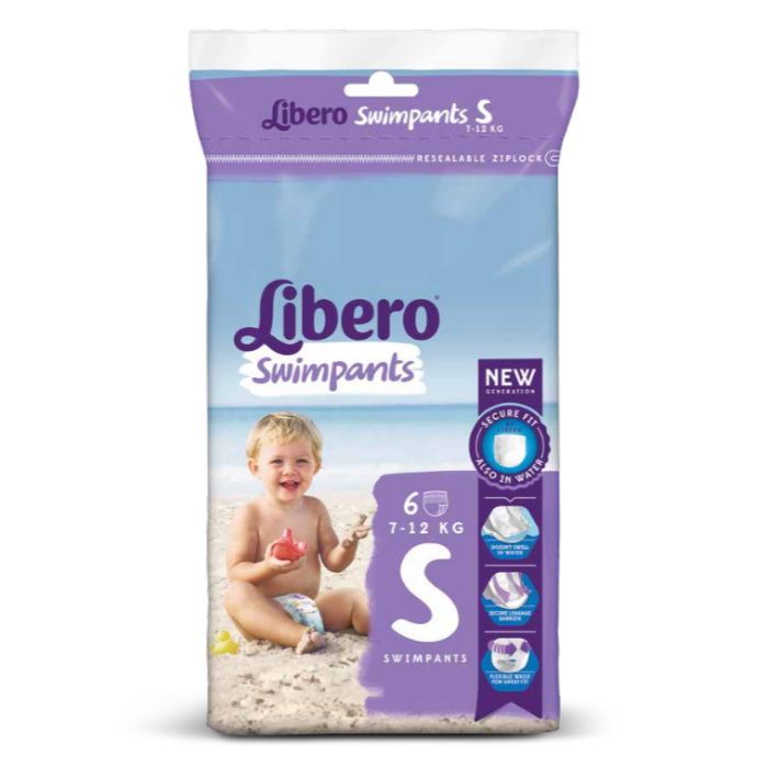 Libero Swimpants S Fraldas-Cueca 7-12 Kg