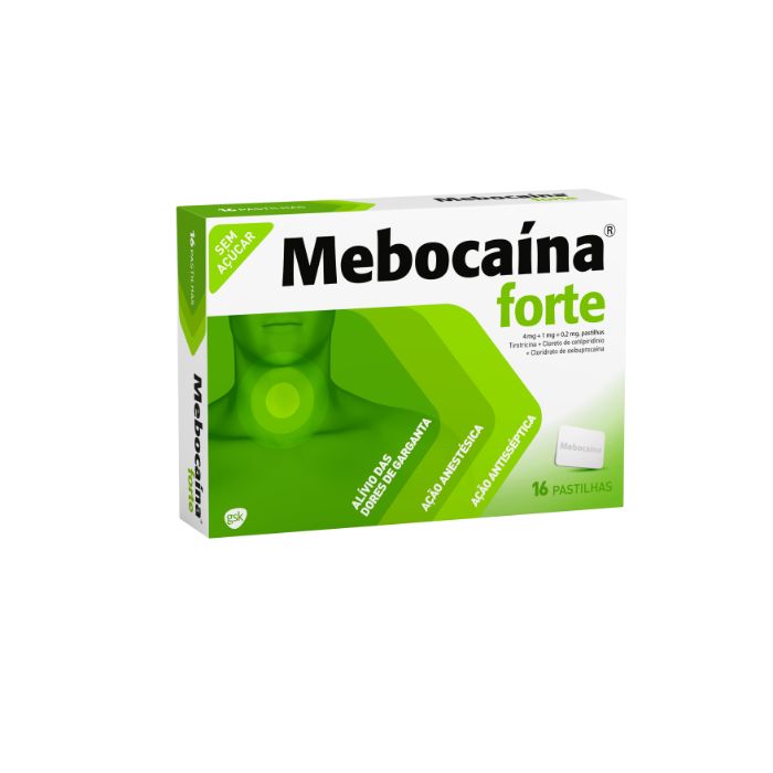 Mebocaína Forte 16 pastilhas