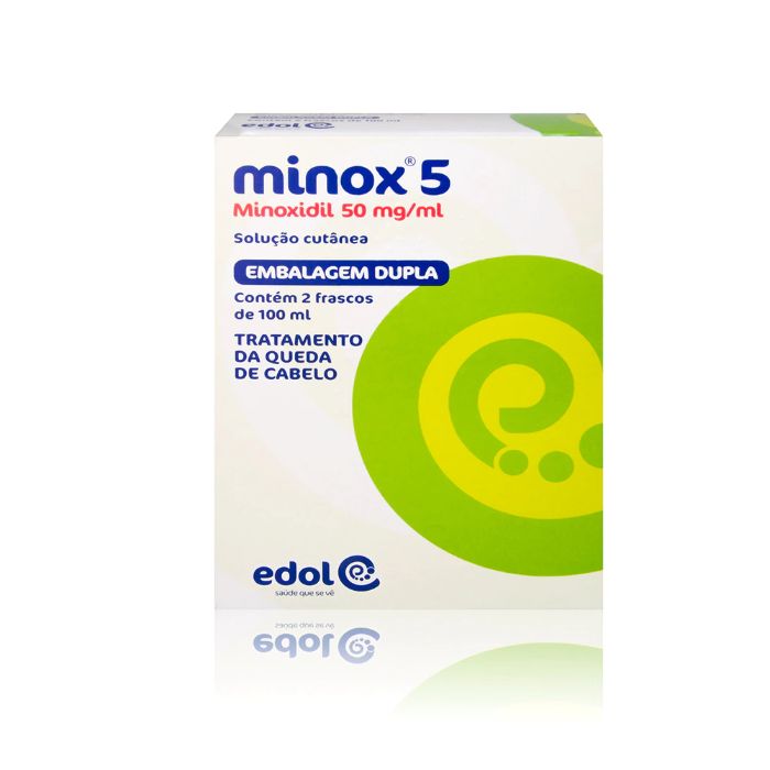 Minox 5 Solução Cutânea 100ml Embalagem Dupla