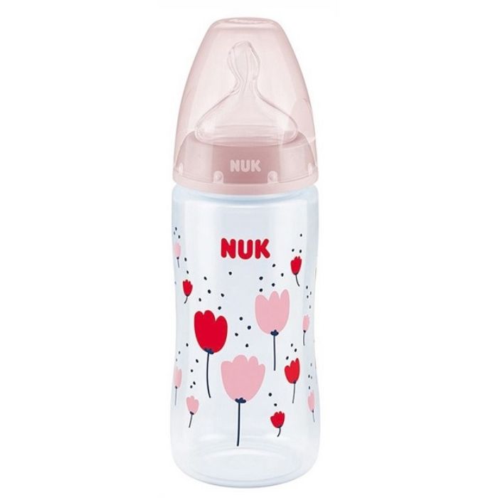 NUK Biberão First Choice + Controlo de temperatura 300 ml 0-6m