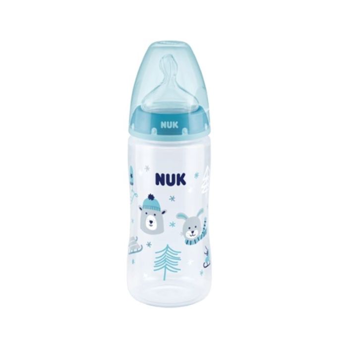 NUK Biberão First Choice Winter Wonderland Tetina Silicone 300ml 6-18m