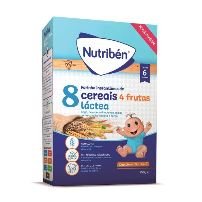 Nutribén Farinha 8 Cereais e 4 Frutas LA 250g