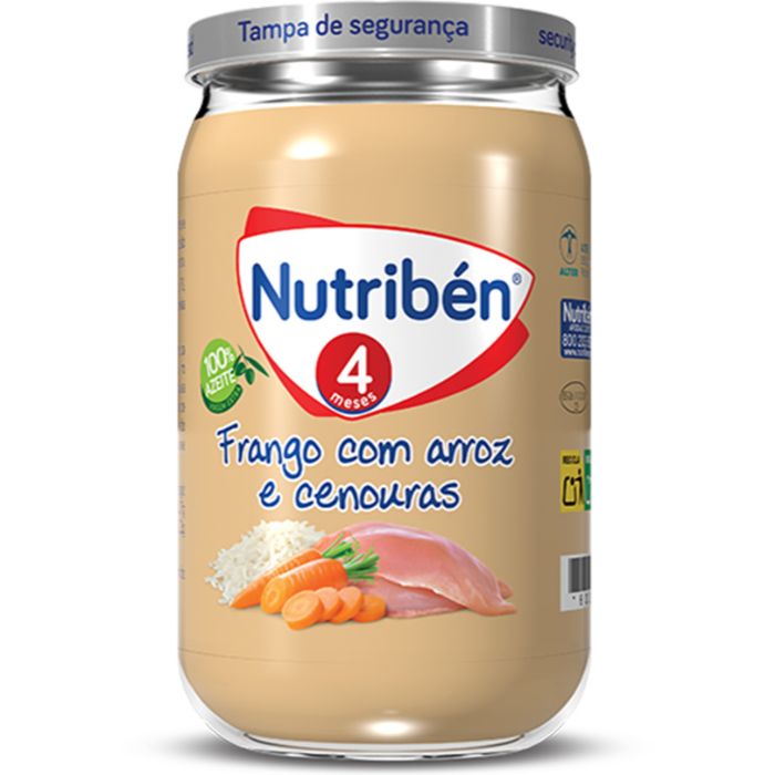 Nutribén Boião Frango com Arroz e Cenouras 235 g