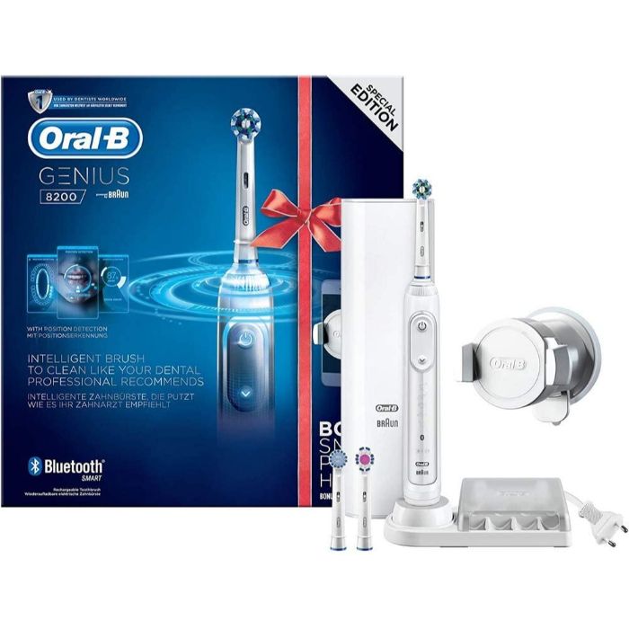 Oral-B Genius Escova Dentes Elétrica 8200 Oferta Suporte Smartphone