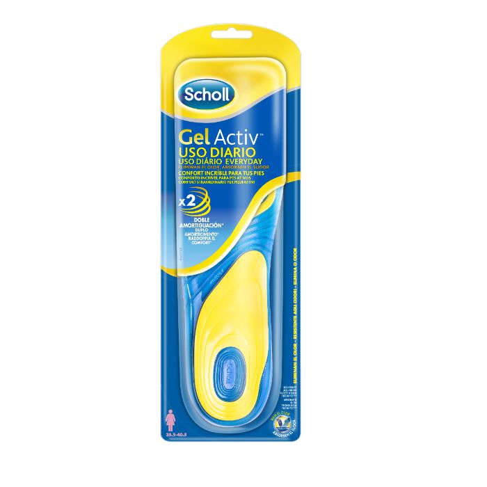 Scholl Gelactiv Palmilhas Uso Diário Mulher