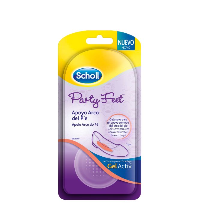 Scholl Gelactiv Palmilhas Party Feet Apoio Arco do Pé