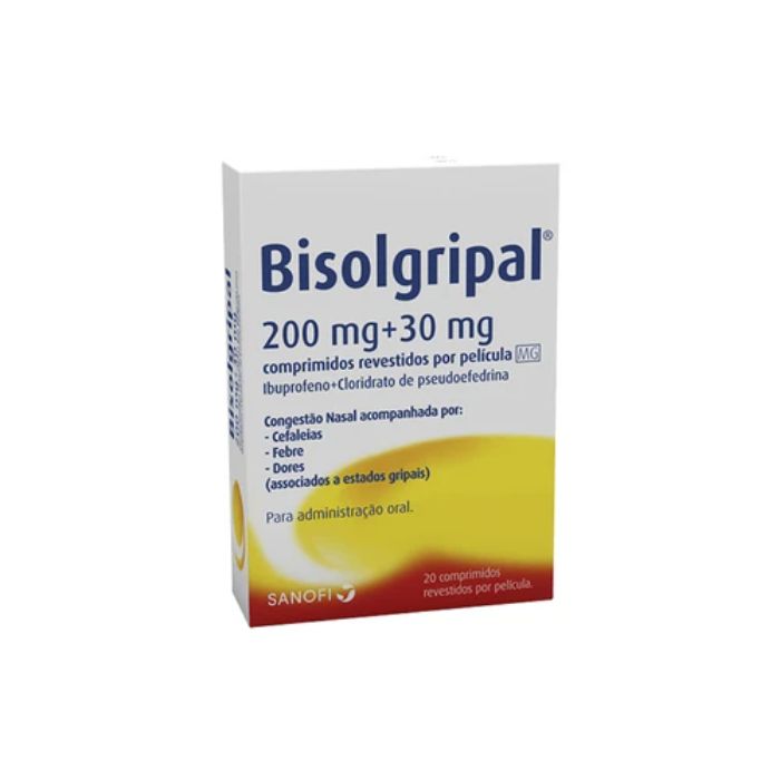 Bisolgripal 200 mg + 30 mg