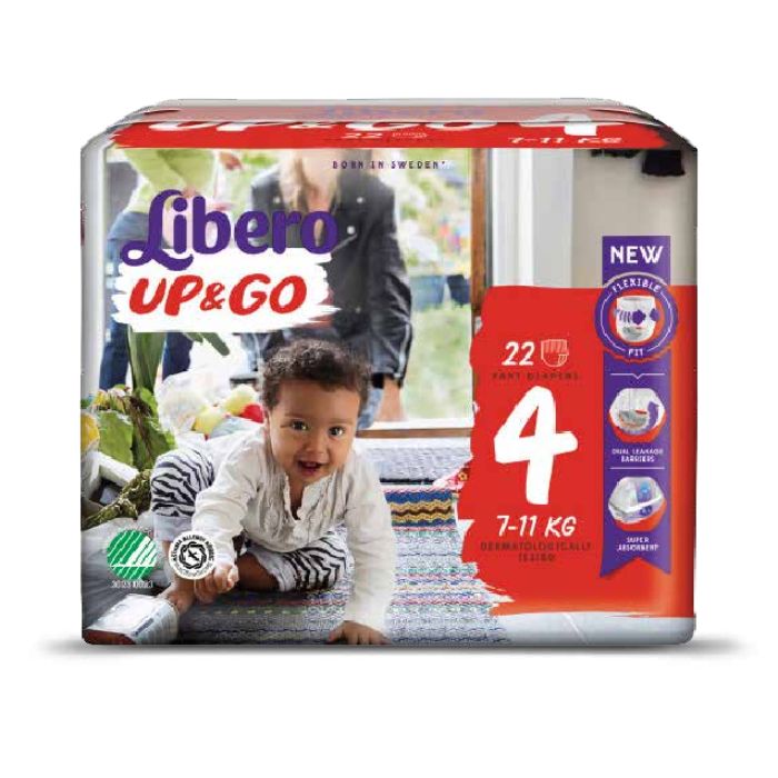 Libero Up Go T4 Fraldas-Cueca 7-11 Kg