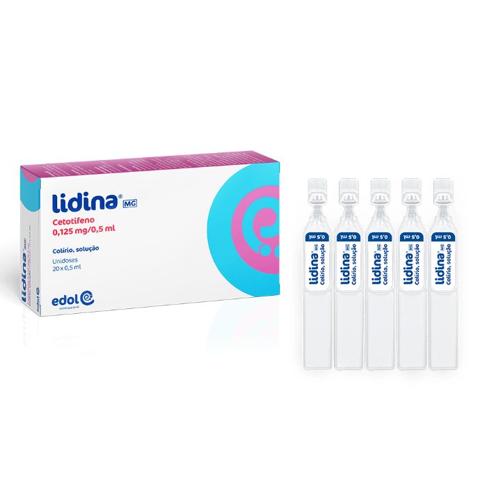 Lidina Colírio Solução Unidoses