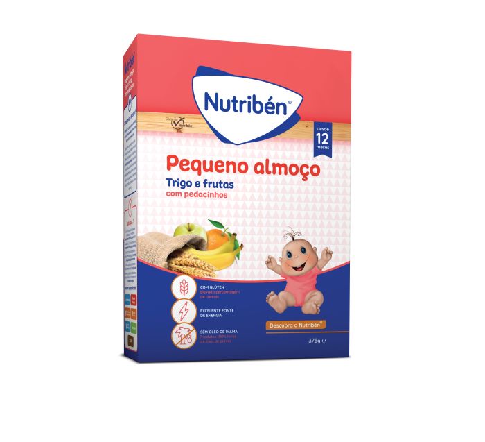 Nutribén Farinha Pequeno Almoço Trigo e Frutas 375g