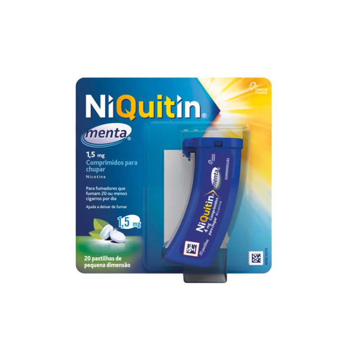 Niquitin Menta 1,5 mg Comprimidos Chupar x 20