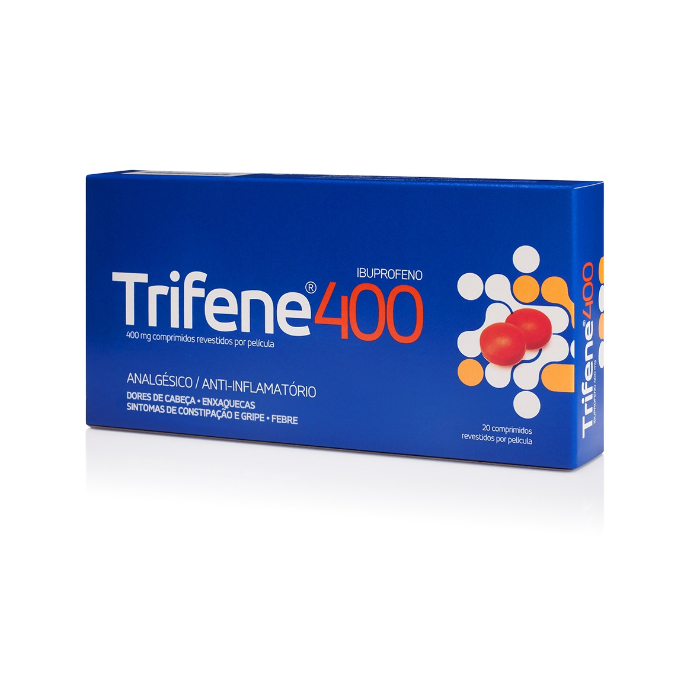 Trifene 400 mg comprimidos revestidos por pelicula