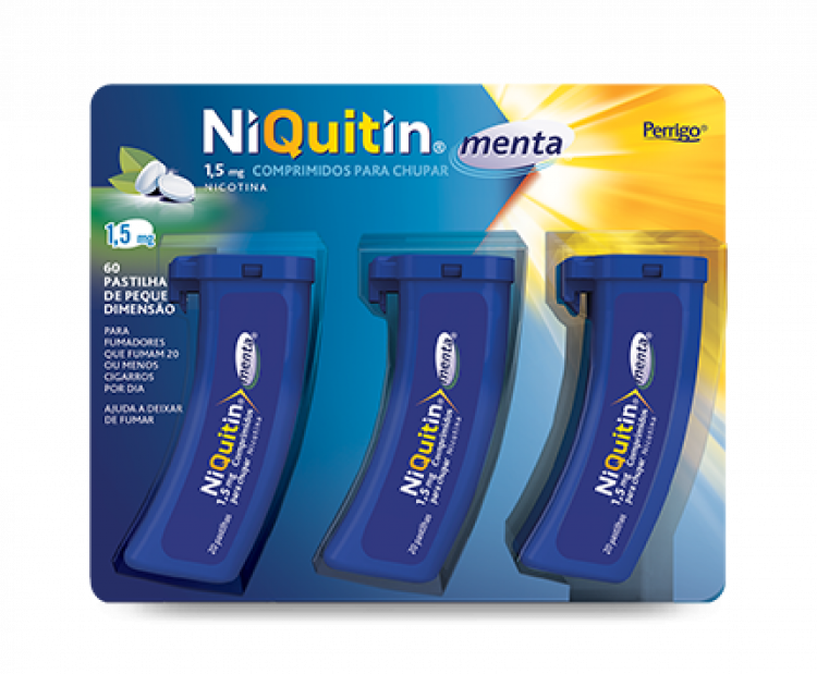 Niquitin Menta 1,5 mg Comprimidos Chupar x 60