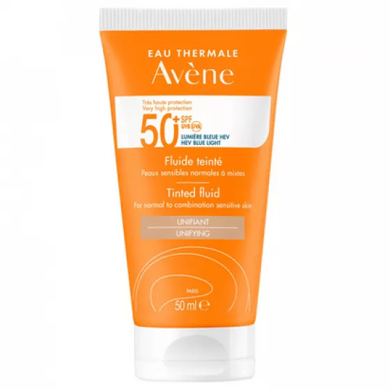 Avène Solar Fluido SPF50+ Com Cor 50 ml