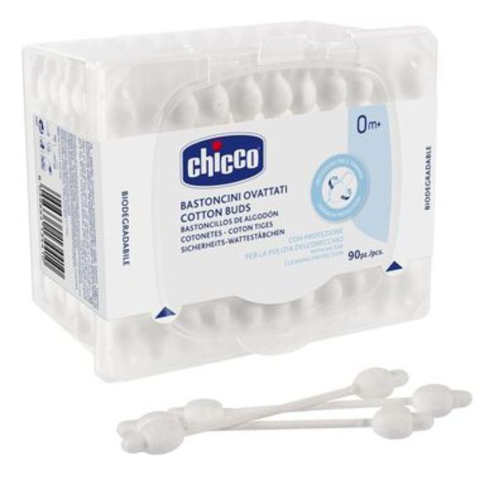 Chicco Caixa de Cotonetes com Proteção x90