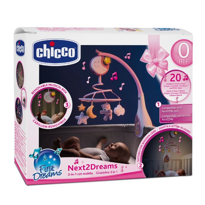 Chicco Brinquedos  Móbile Next2Dreams Rosa