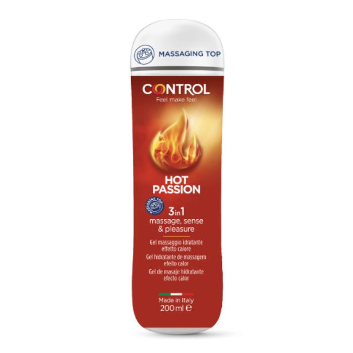 Control Hot Passion Gel Massagem 3 in 1